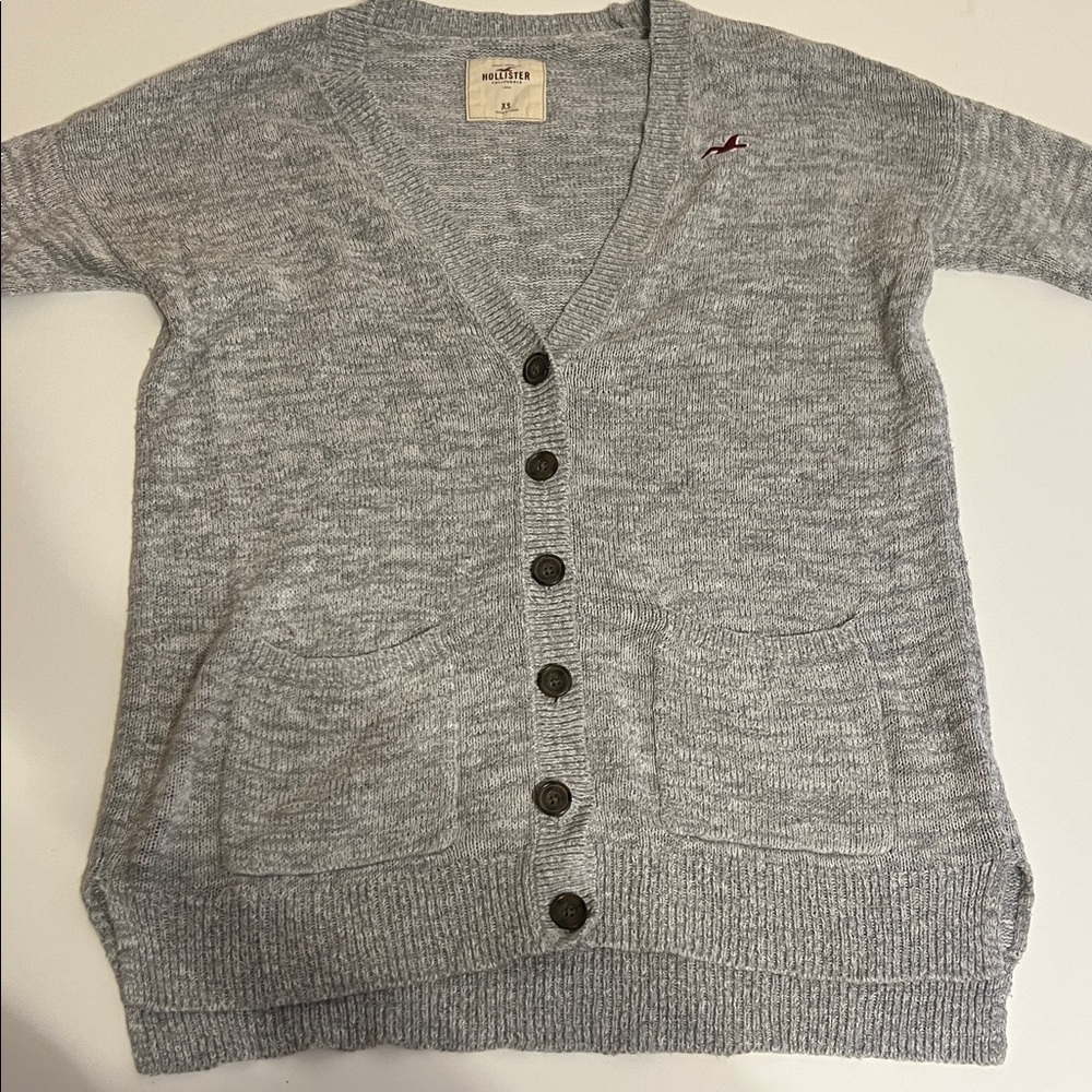 Hollister Gray Women's Cardigan